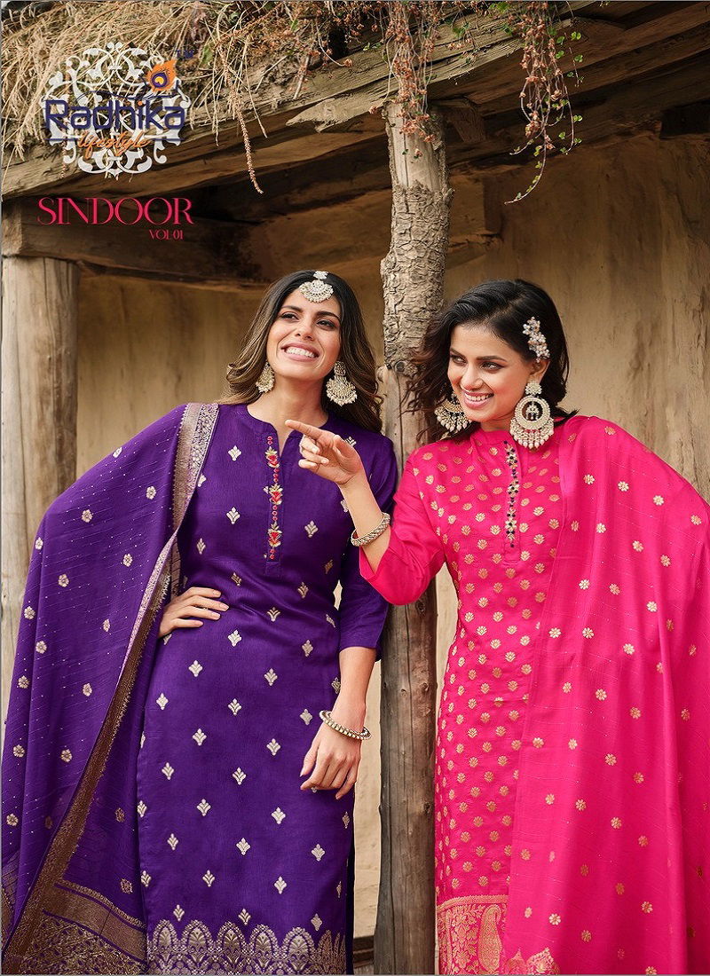 Sindoor Vol 1 By Radhika Hand Work Readymade Suits Catalog